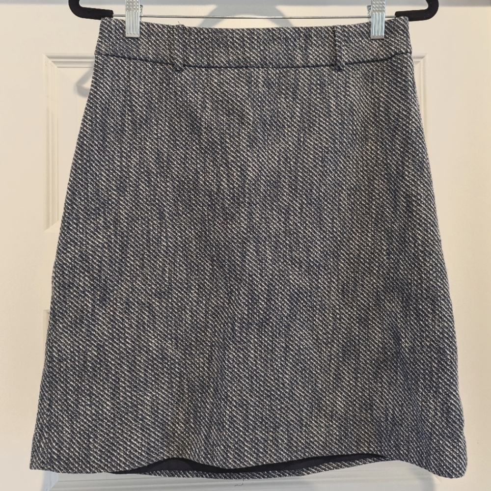 Ann Taylor Tweed Aline Knee Length Skirt